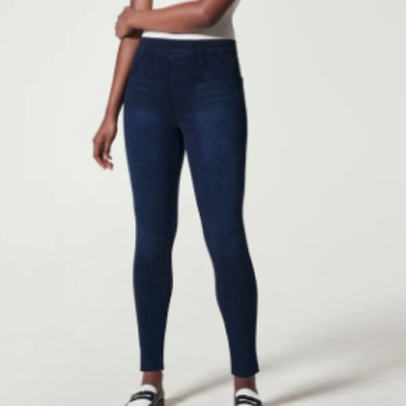 Spanx Jeanish Ankle Leggings in Twilight Rinse sz S - Picture 1 of 5